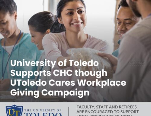 The University of Toledo Supports CHC through their UToledo Cares Employee Giving Campaign