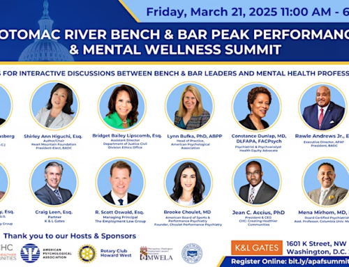 EVENT: 2025 Potomac River Bench & Bar Peak Performance and Mental Wellness Summit